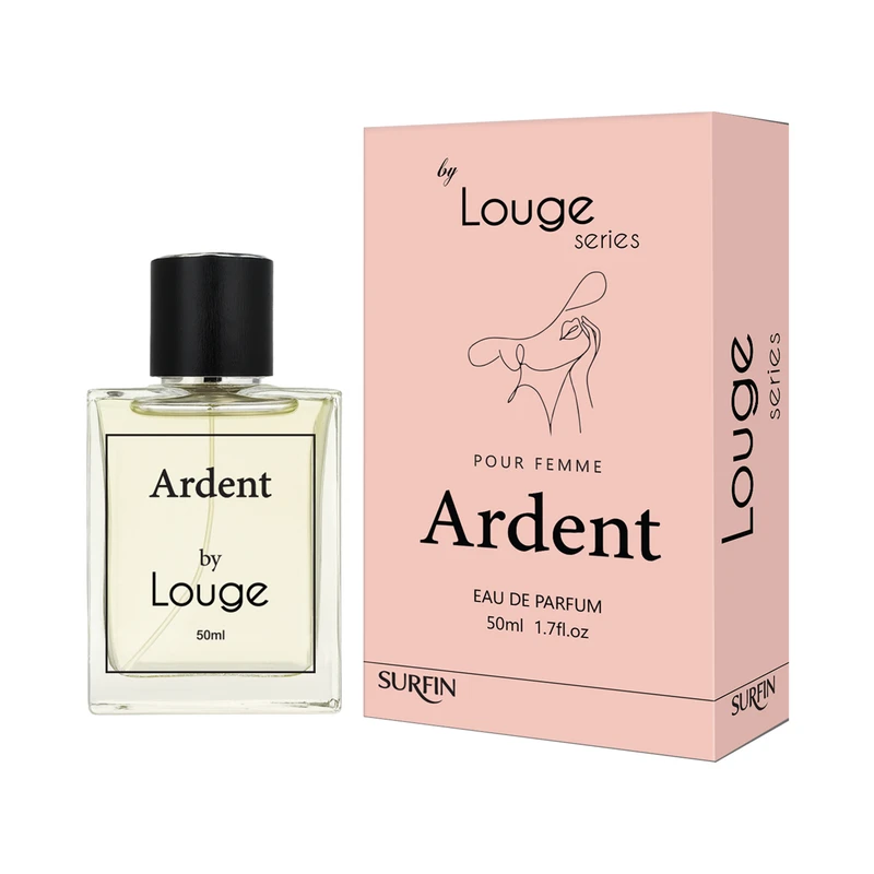 ادوپرفیوم زنانه سورفین مدل ardent با رایحه گرم حجم 50 میلی‌لیتر