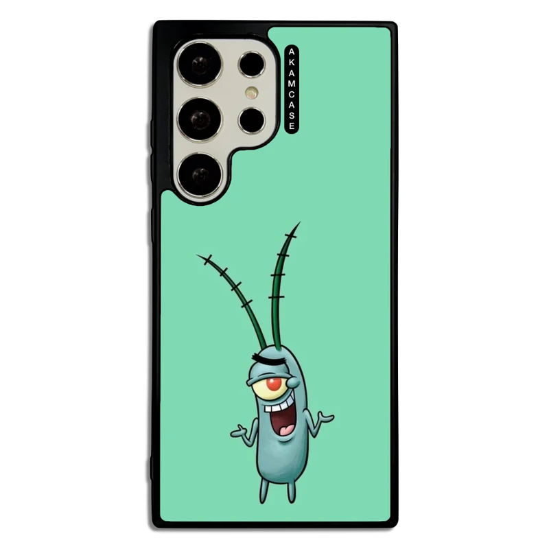 کاور آکام مدل AMC-WSGS23U-SPONGE BOB10 مناسب برای گوشی موبایل سامسونگ Galaxy S23 Ultra