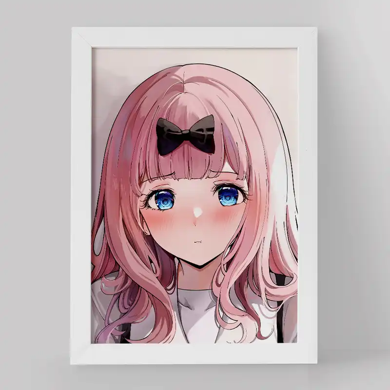 تابلو خندالو مدل چیکا فوجیوارا انیمه کاگویا ساما کد 16026