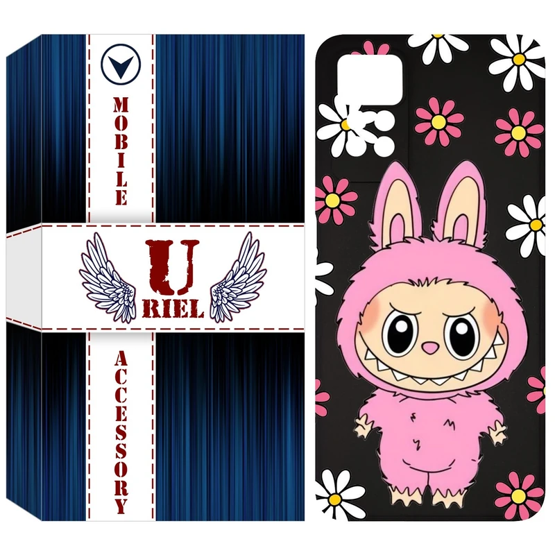 کاور یوریل مدل KSH کد 106 طرح عروسک لبوبو مناسب برای گوشی موبایل شیائومی Redmi Note 12 Pro 4G