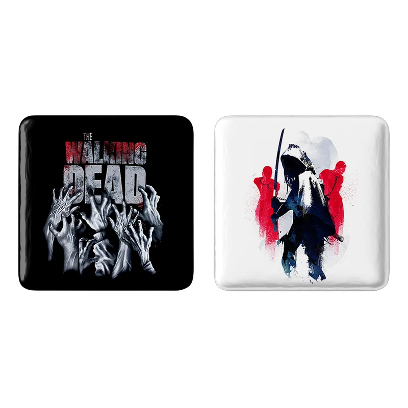 مگنت خندالو طرح سریال مردگان متحرک The Walking Dead کد 1018610192 مجموعه 2 عددی