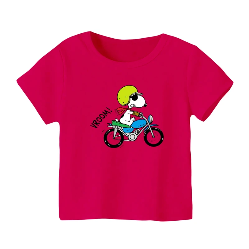 تی شرت آستین کوتاه بچگانه مدل اسنوپی کد ۷۵