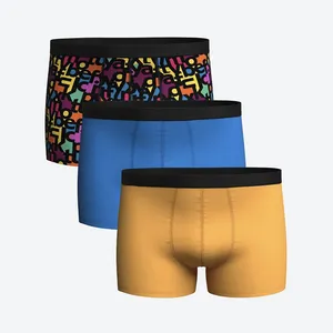 شورت پادار مردانه ال سی وایکیکی مدل آنتی باکتریال بسته 3 عددی