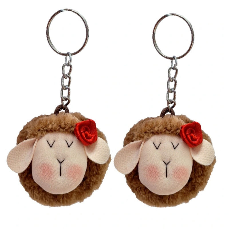 جاکلیدی دخترانه مدل بره ناقلا بسته 2 عددی