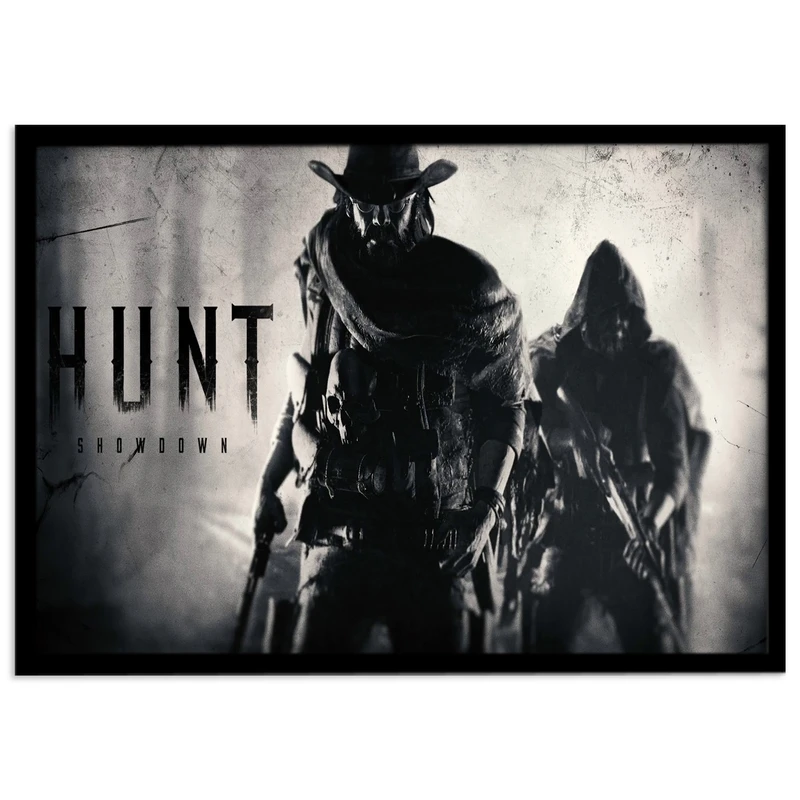 تابلو نوری بکلیت مدل طرح بازی گیم نت Hunt Showdown مدل چراغدار B-s1418