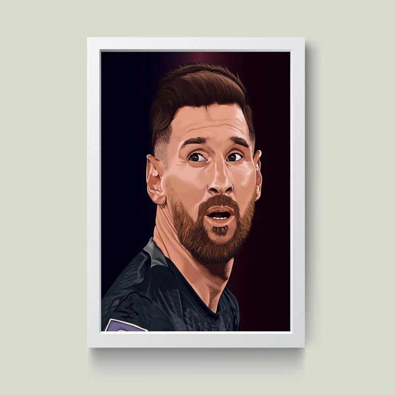 تابلو مدل مسی LEO MESSI کدS2626-w