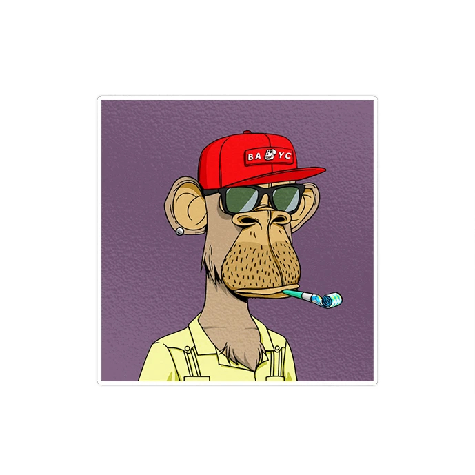 استیکر لپ تاپ ماسا دیزاین طرح monkey مدل STK1718