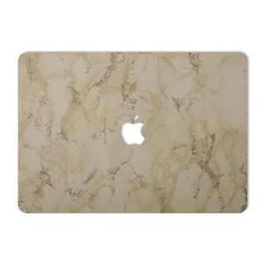 برچسب پوششی ماهوت مدل Almond-Marble مناسب برای لپ تاپ اپل Macbook Pro 2016 15inch Retina