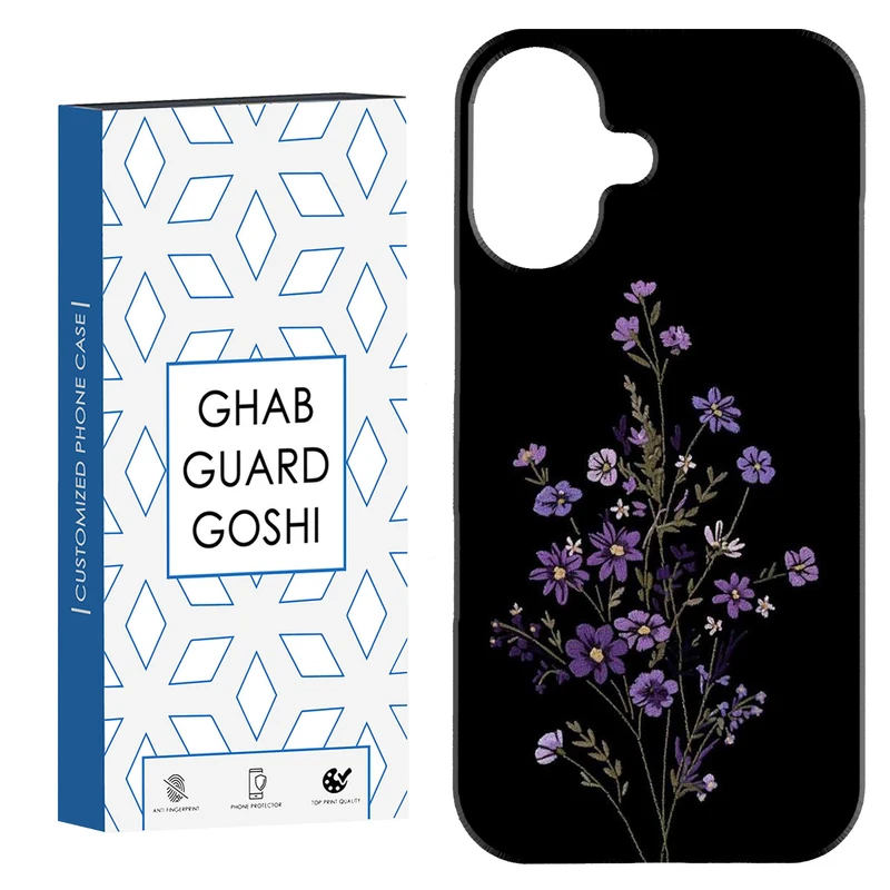 کاور قاب گارد گوشی طرح گل داوودی کد Dimo-868 مناسب برای گوشی اپل Iphone 16     