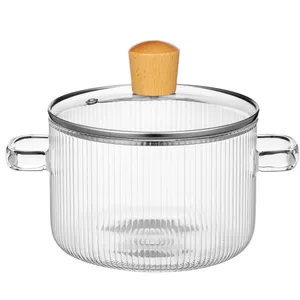 قابلمه پیرکس مدل شیاردار سایز 16