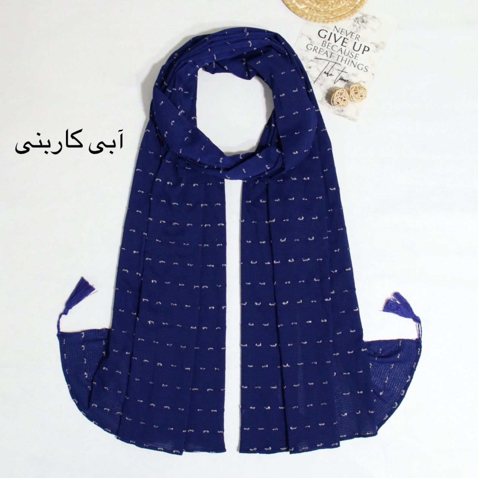شال زنانه مدل نخی ساده پاییزه طرح کوک دوزی کد ana-9200 -  - 36