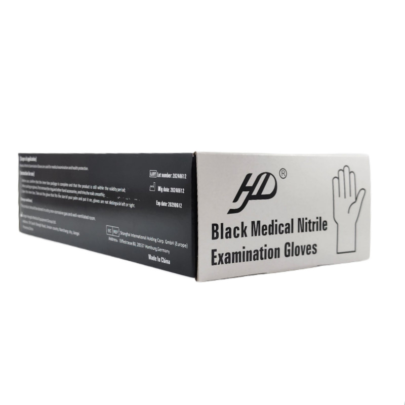 دستکش نیتریل غیر پودری مدل اچ دی سایز کوچک (S) بسته 100 عددی