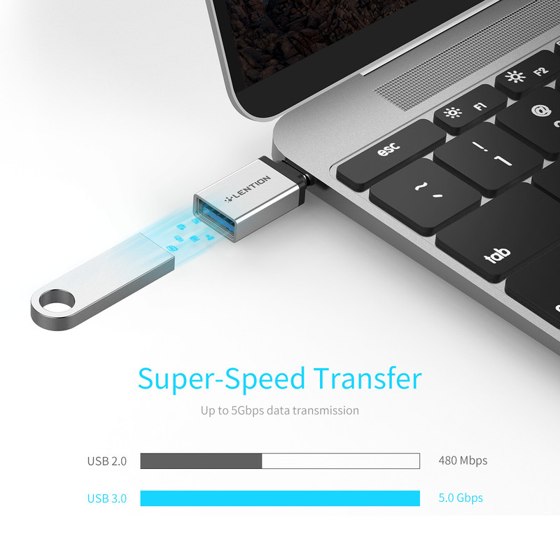 مبدل USB-C OTG لنشن کد C3