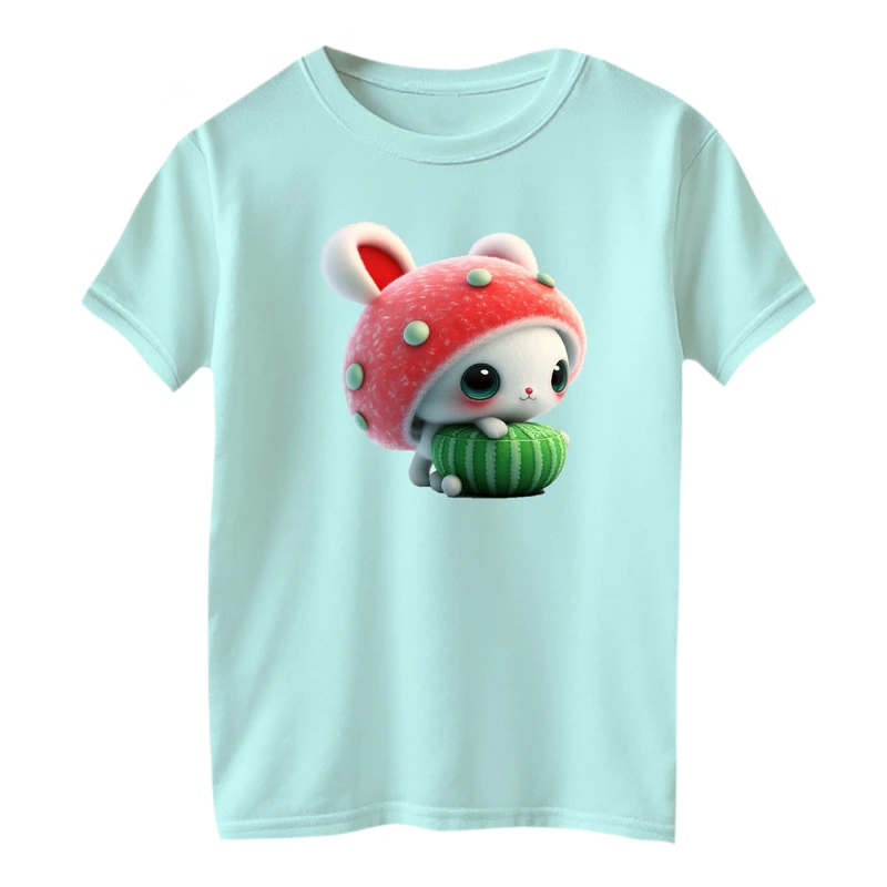 تی شرت آستین کوتاه بچگانه مدل خرگوش یلدایی کد 1