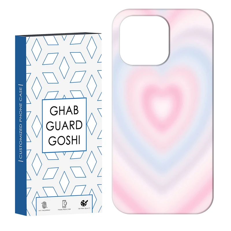 کاور قاب گارد گوشی طرح قلب کد Dimo-339 مناسب برای گوشی موبایل اپل IPHONE 16 PRO   