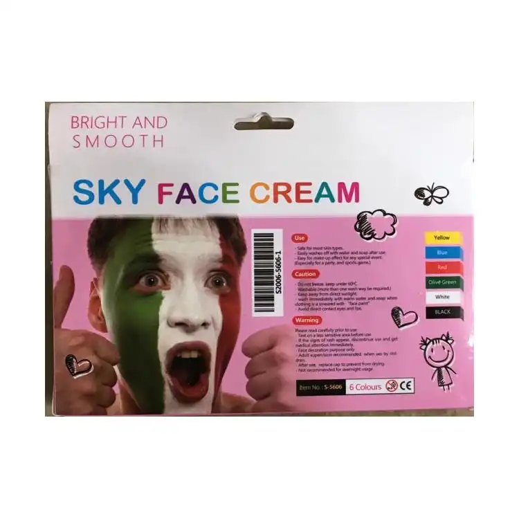 رنگ گریم صورت اسکی مدل cream 21 بسته 6 عددی