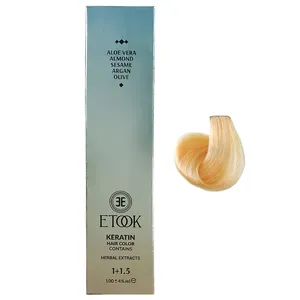 رنگ مو ایتوک سری هایلایت شماره 12.5 حجم 100 میلی لیتر رنگ بلوند طلایی فوق العاده روشن