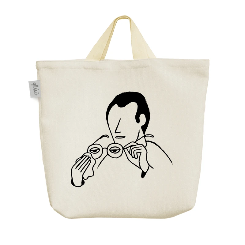 ساک خرید خندالو مدل انسان عینکی کد 5218