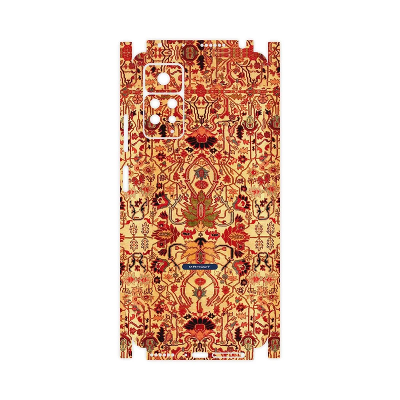 برچسب پوششی ماهوت مدل Persian_Carpet_Yellow-FullSkin مناسب برای گوشی موبایل شیائومی Redmi Note 11 Pro Plus 5G (India)