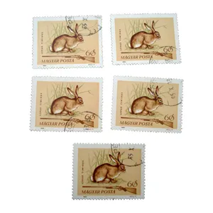 تمبر یادگاری مدل خرگوش كد bc-2267 بسته 5 عددي