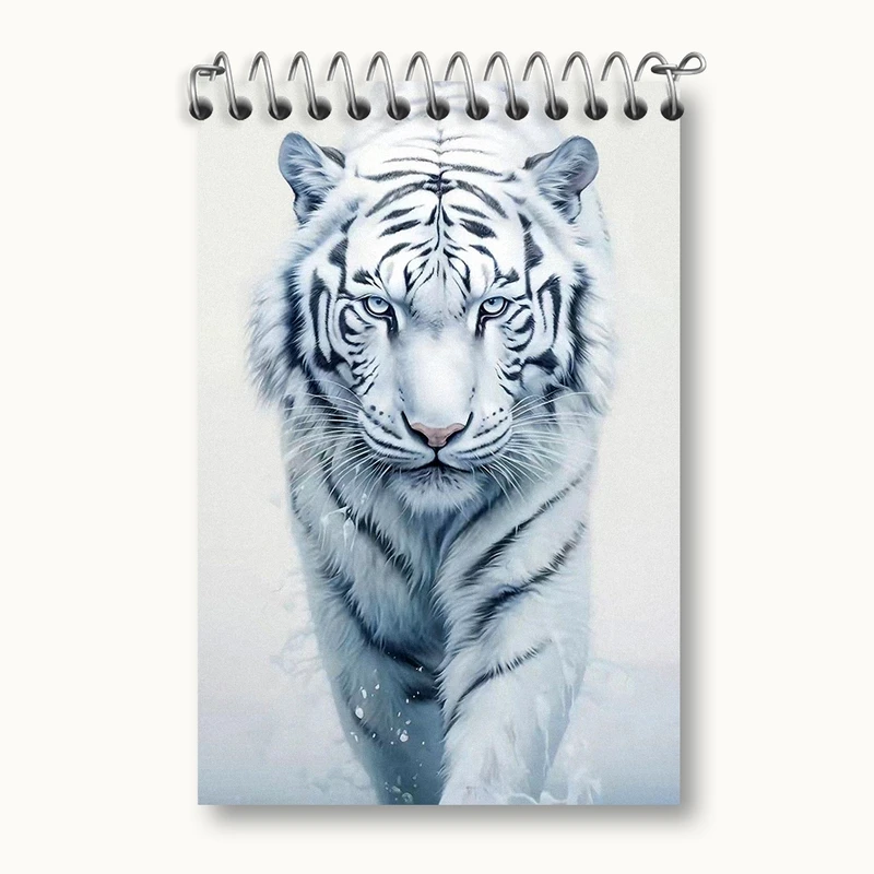 دفتر یادداشت 50 برگ خندالو مدل ببر سفید کد F1951