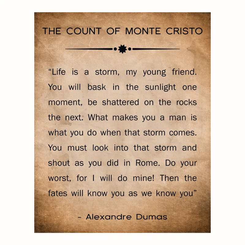 پوستر مدل مونت کریستو -زندگی یک توفان است 