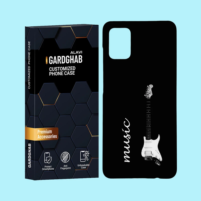 کاور گارد قاب علوی مدل ساز و موزیک مناسب برای گوشی موبایل سامسونگ Galaxy A31