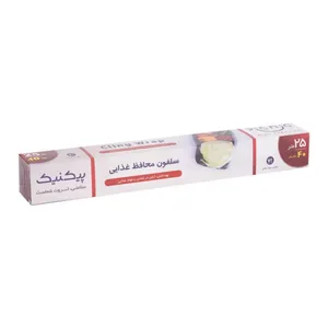 سلفون پیکنیک مدل محافظ غذا رول 25 متری