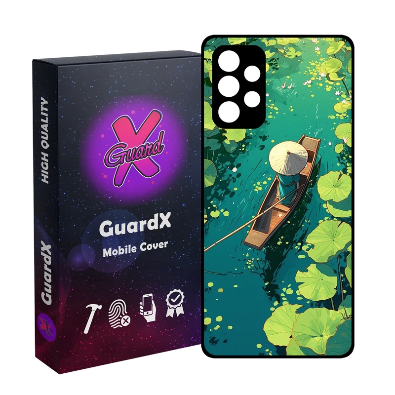 کاور گارد ایکس طرح مرداب مدل 10890 مناسب برای گوشی موبایل سامسونگ Galaxy A32 4G