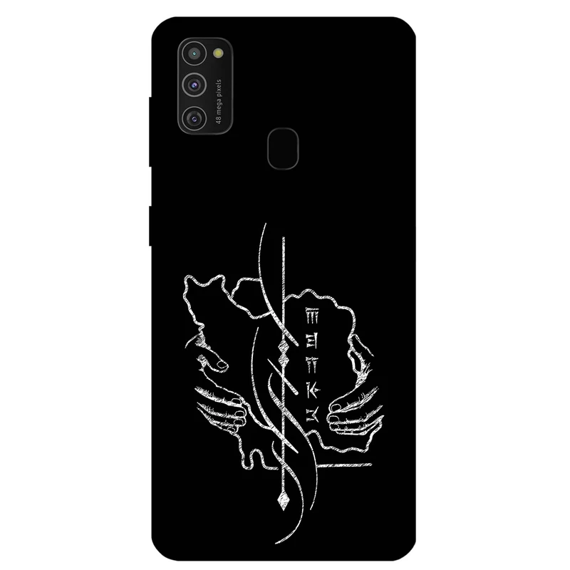 کاور مگافون طرح سرزمین مادری مدل 1627 مناسب برای گوشی موبایل سامسونگ Galaxy M21 2021