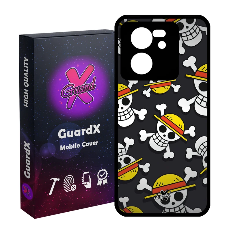 کاور گارد ایکس طرح One Piece Anime مدل Glass10507 مناسب برای گوشی موبایل شیائومی 13T/13T Pro/Redmi K60 Ultra