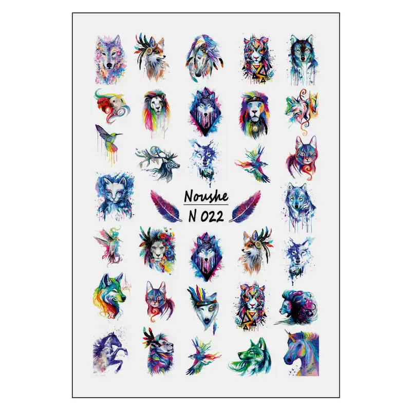 برچسب لنز ناخن مدل Art کد N022