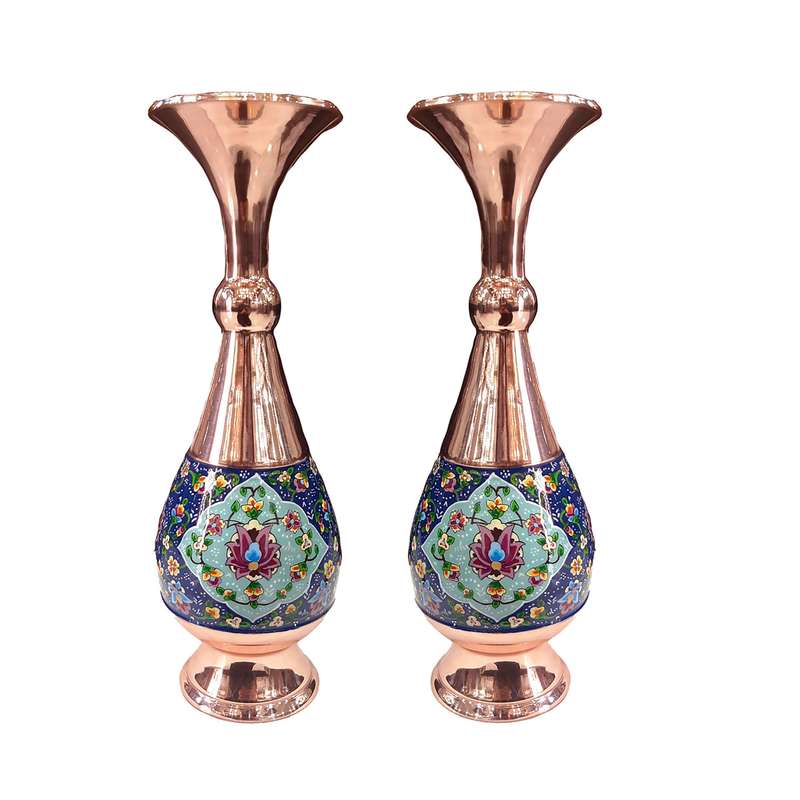 گلدان مسی مدل پرداز کد 25 بسته دو عددی