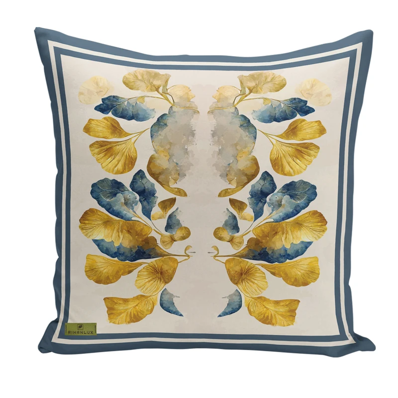 کاور کوسن ریحانلوکس مدل برگ کد RH131 سایز 43*43 سانتی متر