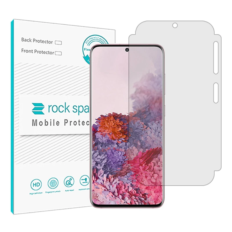 محافظ صفحه نمایش شفاف راک اسپیس مدل HyGEL مناسب برای گوشی موبایل سامسونگ Galaxy S20