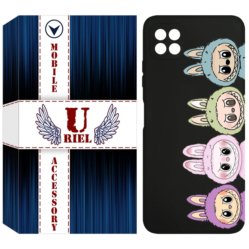 کاور یوریل مدل KSH کد 101 طرح عروسک لبوبو مناسب برای گوشی موبایل سامسونگ Galaxy A22 5G