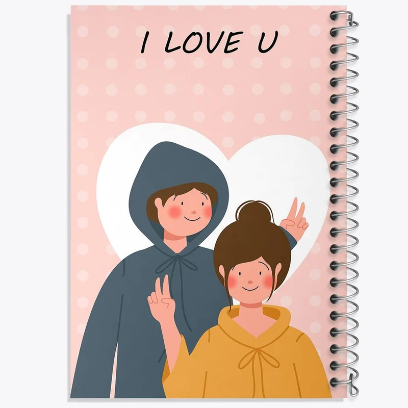 دفتر نت موسیقی 50 برگ خندالو مدل عاشقانه کد 27135