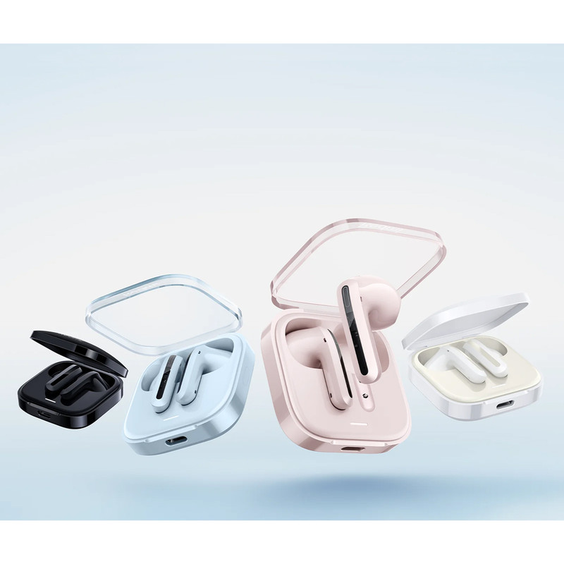 خرید و قیمت هدفون بلوتوثی شیائومی مدل Redmi Buds 6 Active با نویز کنسلینگ میکروفون (ENC)، درگاه شارژ USB Type-C، دارای دو میکروفون با قابلیت حذف نویز، پشتیبانی از فرمان لمسی، مقاوم در برابر رطوبت و عرق (IPX4)
