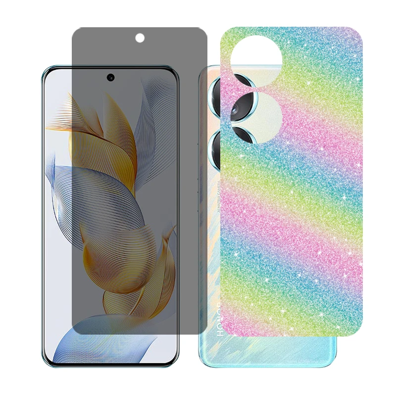 محافظ صفحه نمایش حریم شخصی گلس مدل Together مناسب برای گوشی موبایل آنر 70 به همراه برچسب پوششی