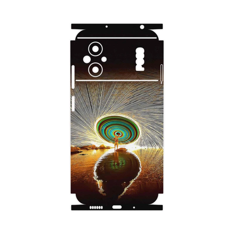 برچسب پوششی ماهوت مدل Night Light Fountain-FullSkin مناسب برای گوشی موبایل شیائومی Poco M5