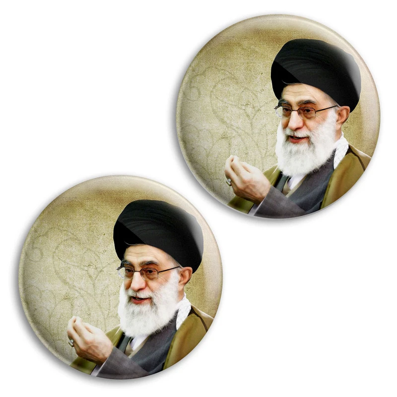مگنت پرمانه طرح سید علی خامنه ای کد pmag2.28303 مجموعه 2 عددی