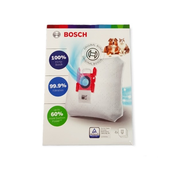 پاکت جاروبرقی بوش مدل 41FGALL مناسب جاروبرقی بوش تایپ جی بسته چهار عددی