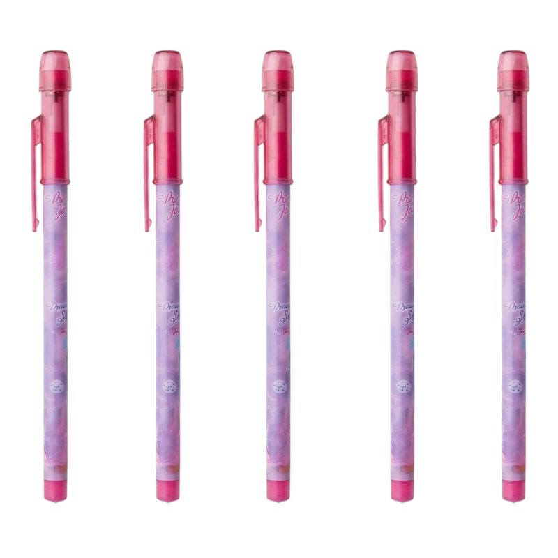 مداد فشنگی با درجه سختی HB مدل R5 بسته ۵ عددی