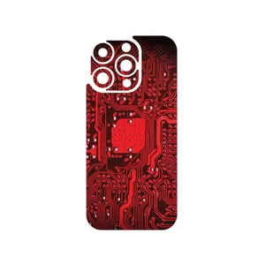 MAHOOT Red_Printed_Circuit_Board Cover Sticker for Apple iPhone 16 Pro