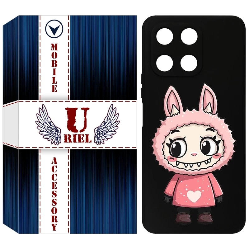 کاور یوریل قاب مدل KSH کد 139 طرح عروسک لبوبو مناسب برای گوشی موبایل آنر X6A