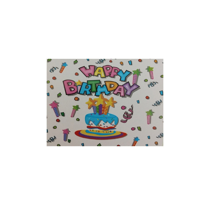 کارت دعوت مدل  happy birtday star بسته 10 عددی