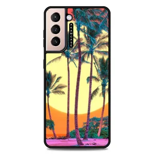 AKAM AMC-WSGS21P-LEAVES-24 Cover For Samsung Galaxy S21 Plus