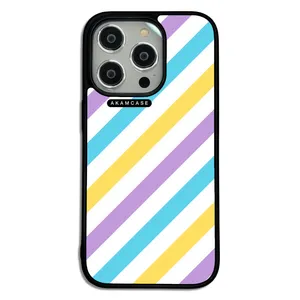 AKAM AMC-WA14PRO-PASTEL PATTERN4 Cover For Apple iPhone 14 Pro