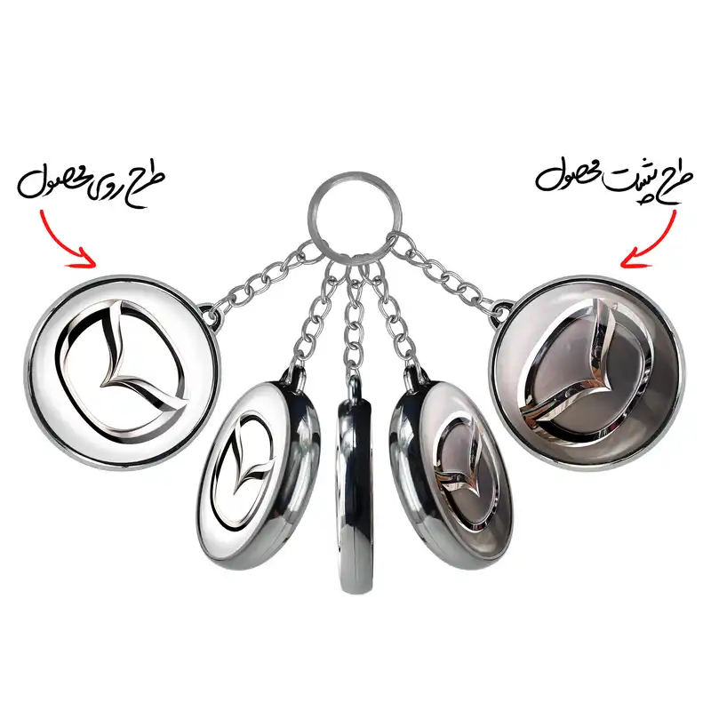 جاکلیدی خندالو طرح مزدا Mazda مدل دوطرفه کد 2351723522