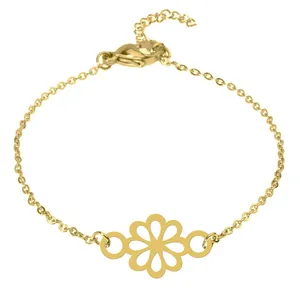 دستبند زنانه هایکا مدل گل کد zdh12